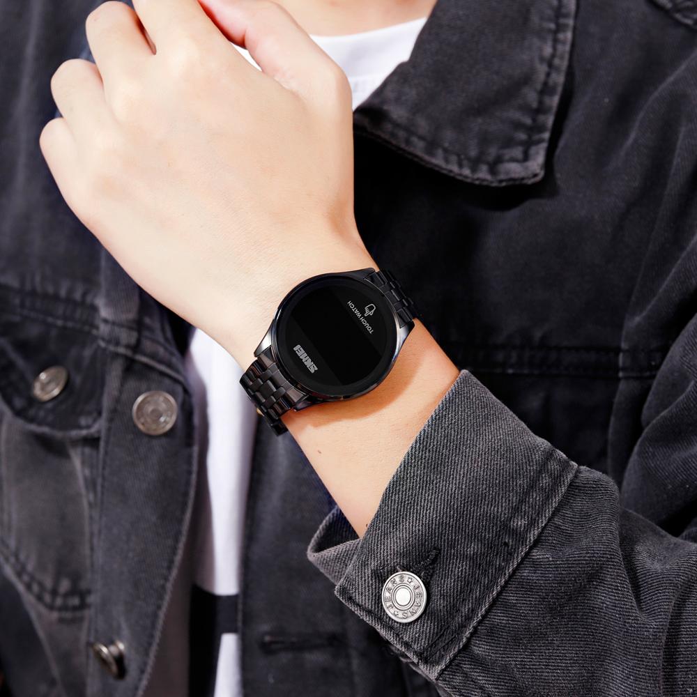 SKMEI  1579 Top Brand Men's Watch Clock LED Touch Screen Man Digital Watches 30M Waterproof Male Wristwatch Relojes Para Hombre