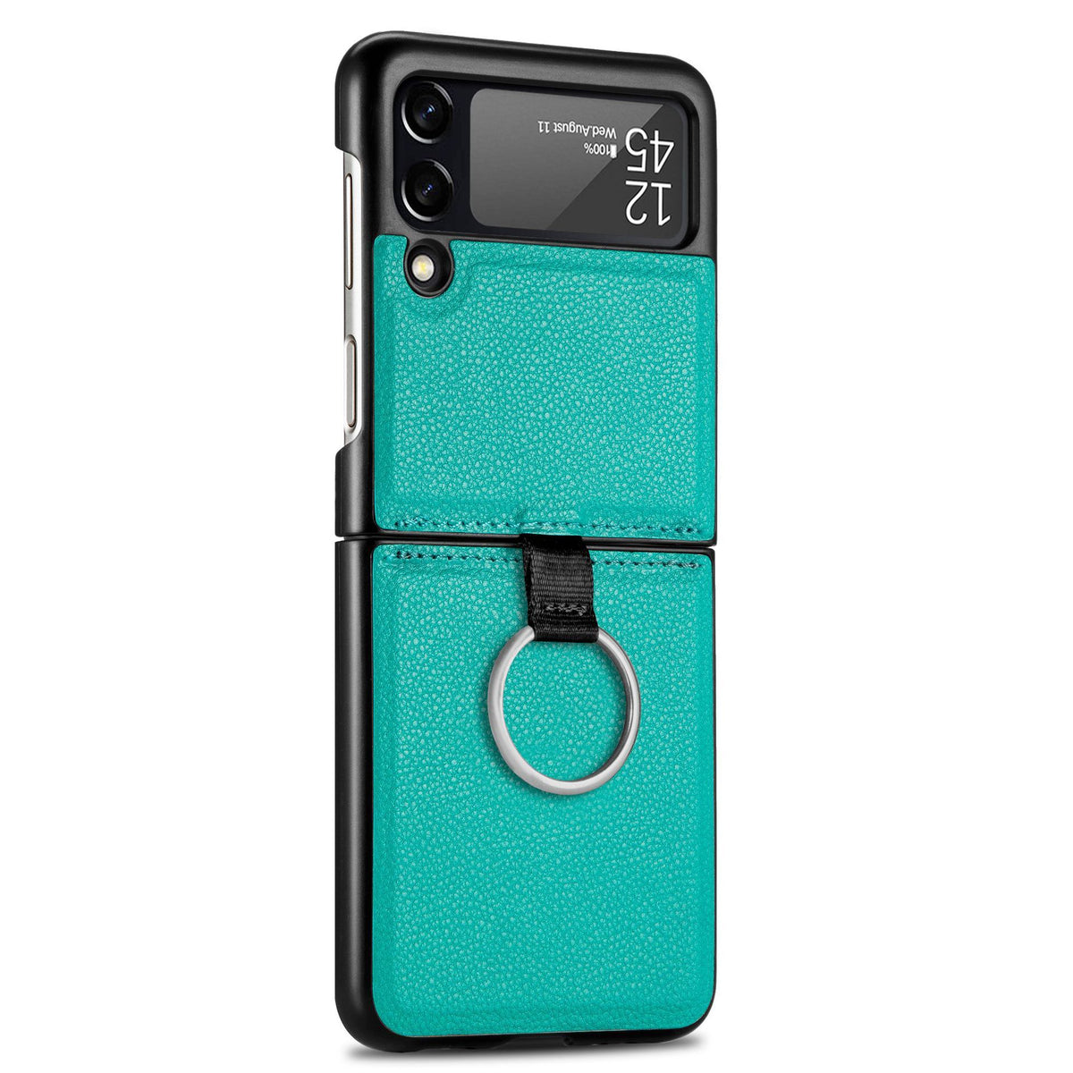 For Samsung Galaxy Z Flip3 Phone Case with Ring All-in-one all-inclusive Galaxy Folding Screen Protector
