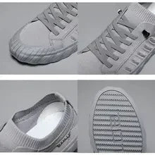 Knitted shoes men's breathable one foot lazy shoes cloth shoes board shoes