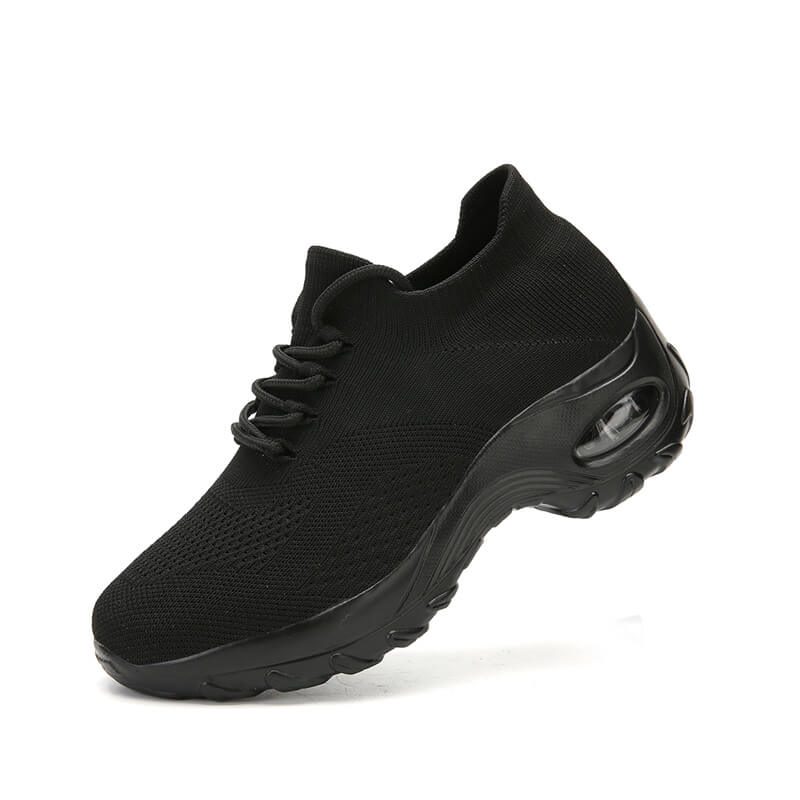 Flying Woven Wedges Casual Shoes Women High Heel Sneakers Women Platform Shoes Zapatilla De Mujer Outdoor Walking Shoes