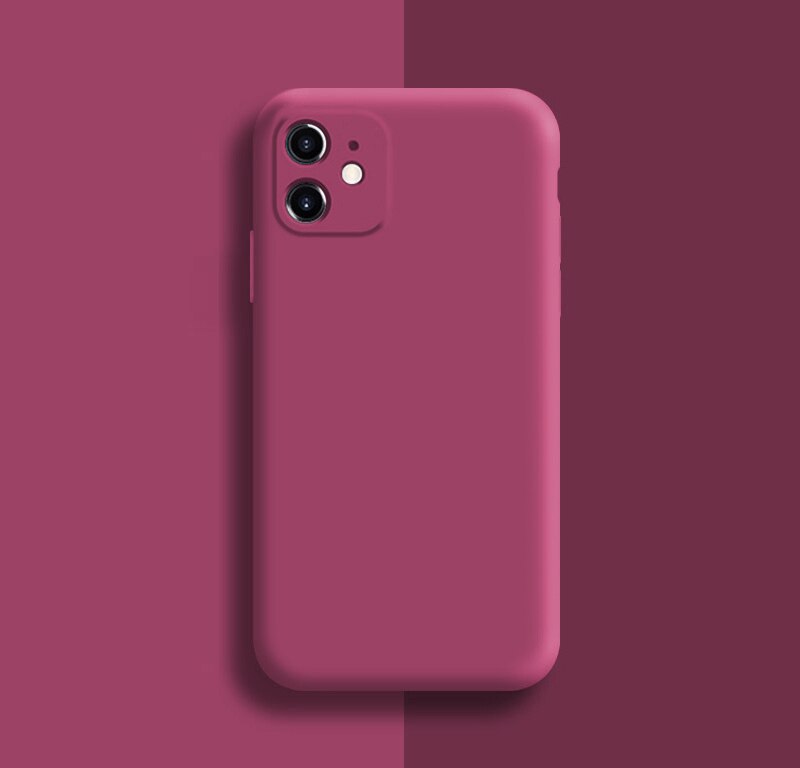 Liquid Silicone Case For iPhone 11 Pro Max Case Full protector Camera Case For iPhone