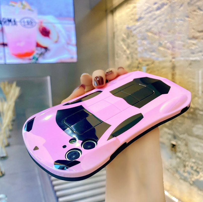 Suitable for Apple 15promax/11/XR 3D sports car phone case 7P couple car 8 soft shell racing Xsmax
