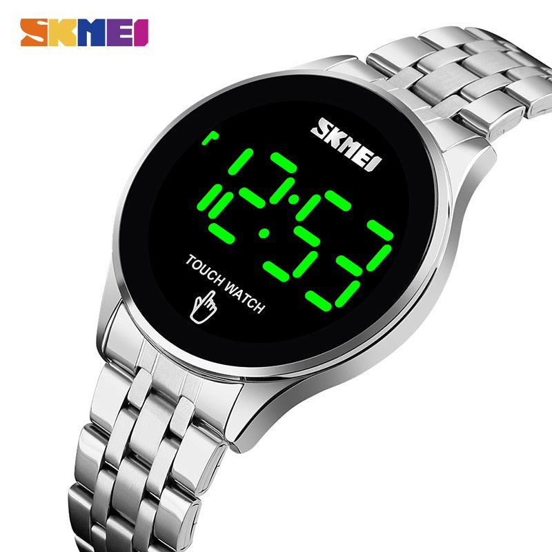 SKMEI  1579 Top Brand Men's Watch Clock LED Touch Screen Man Digital Watches 30M Waterproof Male Wristwatch Relojes Para Hombre