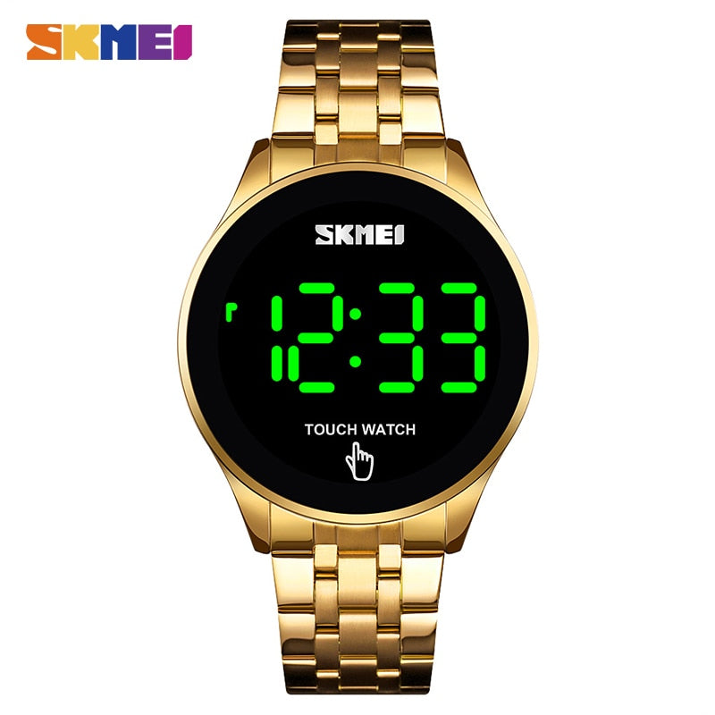 SKMEI  1579 Top Brand Men's Watch Clock LED Touch Screen Man Digital Watches 30M Waterproof Male Wristwatch Relojes Para Hombre