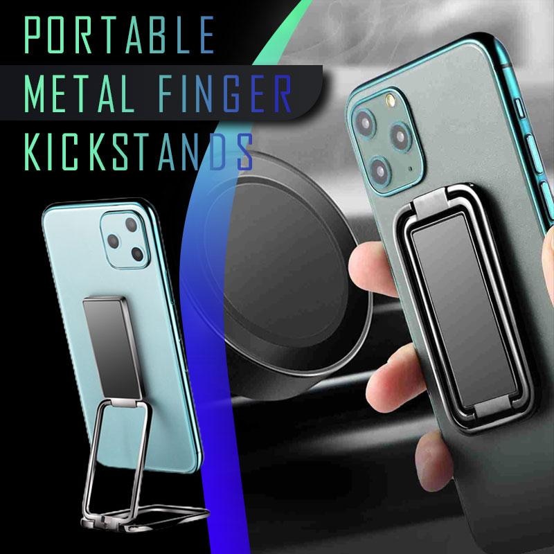 New Square Double Magic Ring Phone Holder Stand Metal Phone Holder Foldable Mobile Phone Stand Folding Sticky Desktop