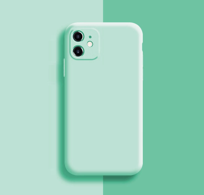 Liquid Silicone Case For iPhone 11 Pro Max Case Full protector Camera Case For iPhone