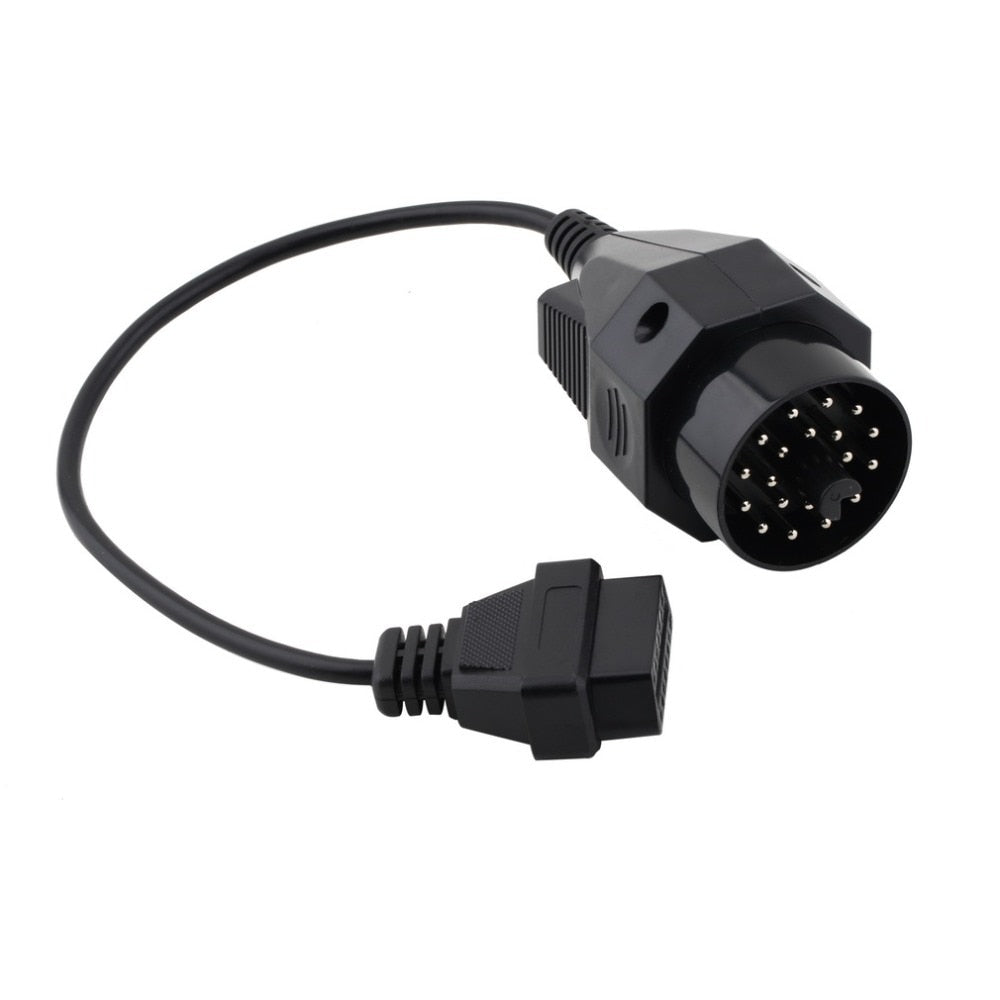 Free Shipping OBD II Adapter for BM-W 20 pin to OBD2 16 PIN Female Connector e36 e39 X5 Z3 for BM-W 20pin