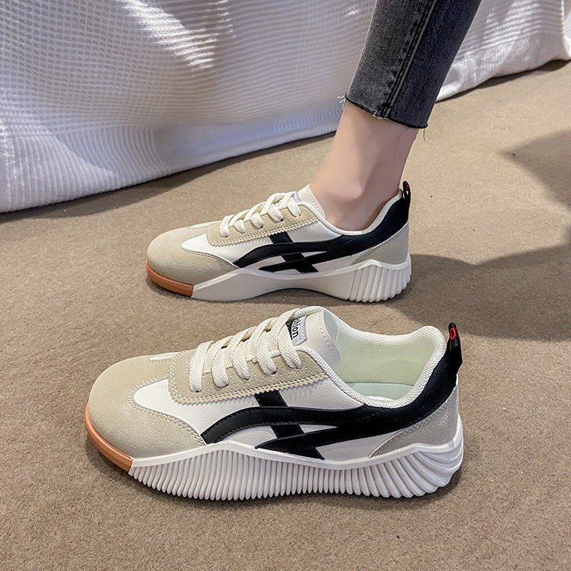 Spring New Korean Flat Bottom Little White Shoes for Women Breathable Leisure Student Board Shoes for Women Running Shoes