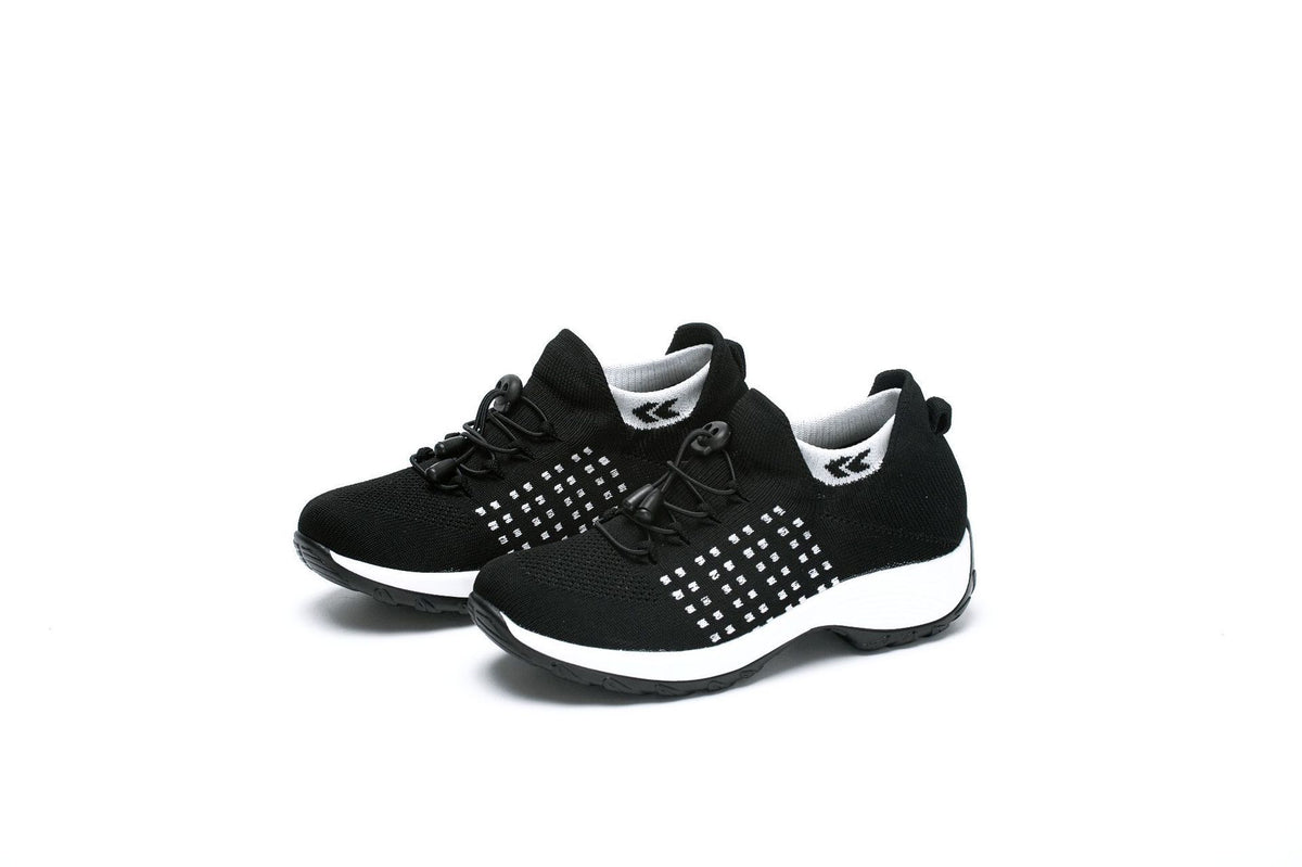 Trendy Mesh Knit SneakersSlip-On Shoes, Breathable Athletic Shoes
