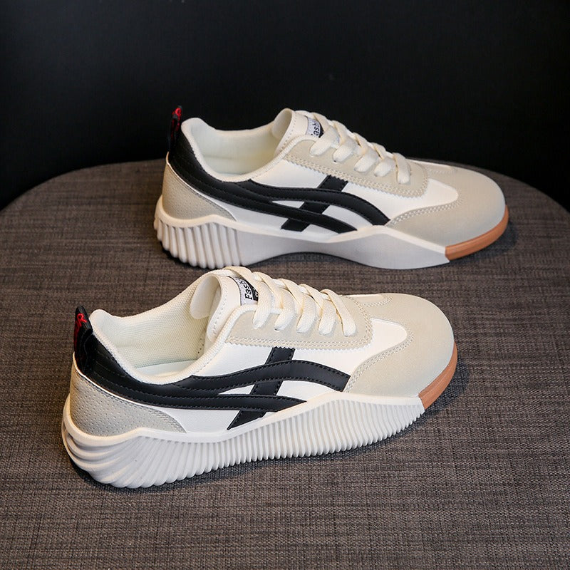 Spring New Korean Flat Bottom Little White Shoes for Women Breathable Leisure Student Board Shoes for Women Running Shoes