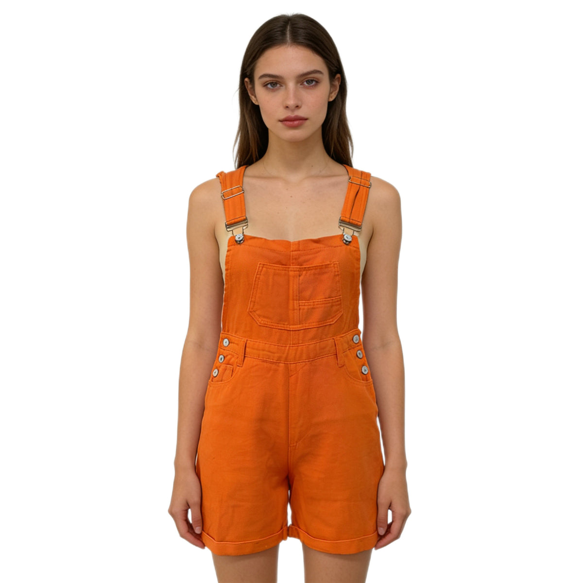 Loose Multi-pocket Overalls Jeans Women