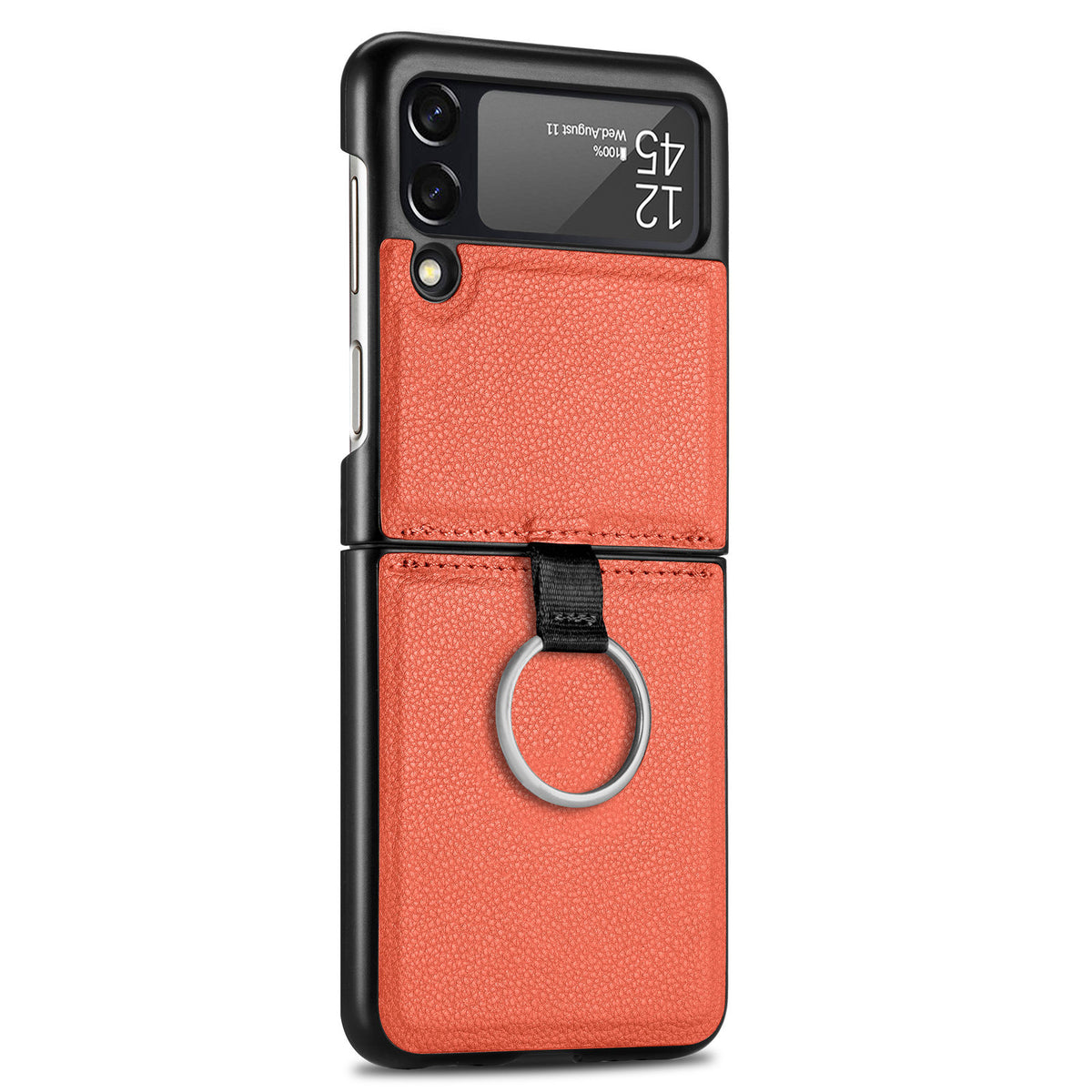 For Samsung Galaxy Z Flip3 Phone Case with Ring All-in-one all-inclusive Galaxy Folding Screen Protector