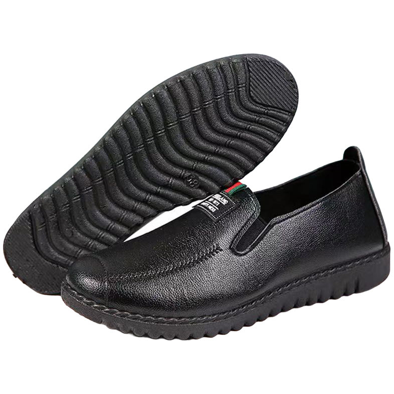 Flat bottomed wear-resistant shoes