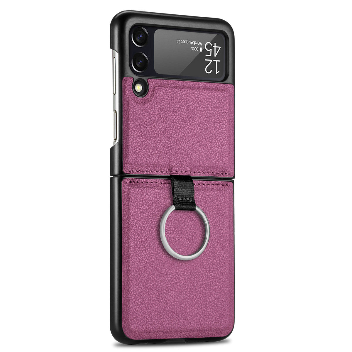 For Samsung Galaxy Z Flip3 Phone Case with Ring All-in-one all-inclusive Galaxy Folding Screen Protector