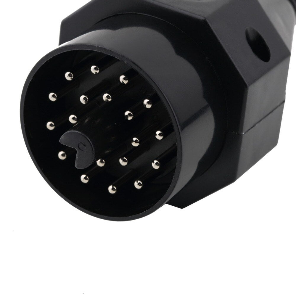 Free Shipping OBD II Adapter for BM-W 20 pin to OBD2 16 PIN Female Connector e36 e39 X5 Z3 for BM-W 20pin