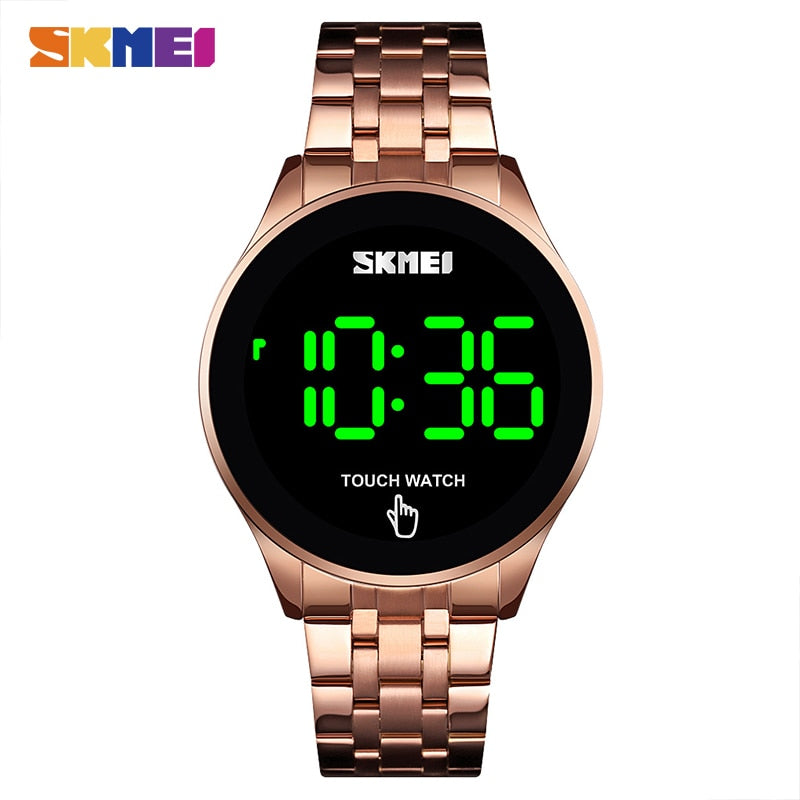 SKMEI  1579 Top Brand Men's Watch Clock LED Touch Screen Man Digital Watches 30M Waterproof Male Wristwatch Relojes Para Hombre