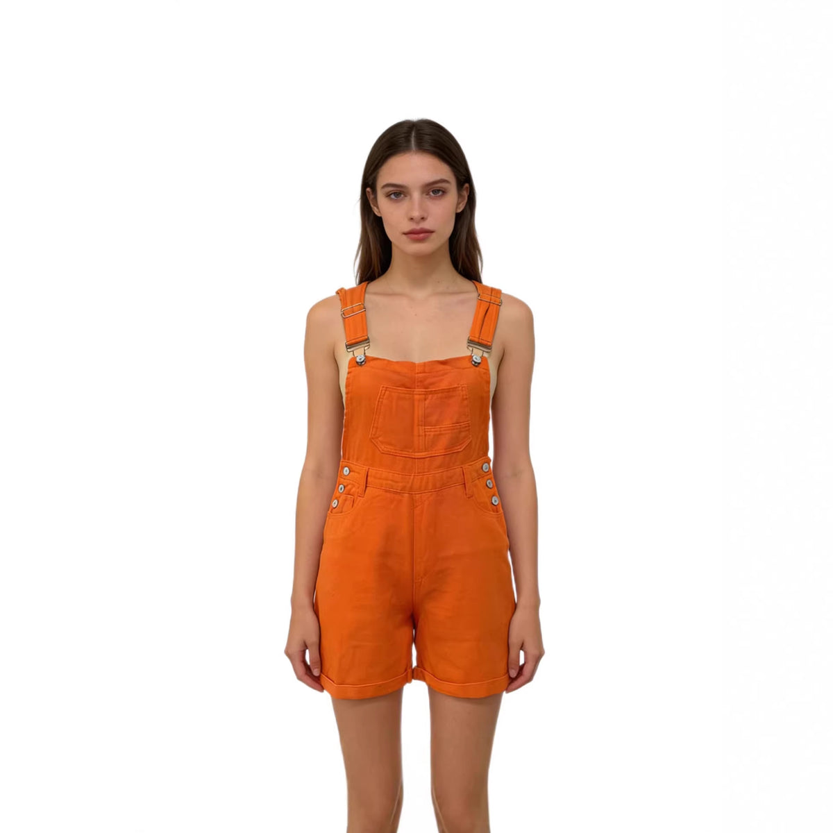 Loose Multi-pocket Overalls Jeans Women