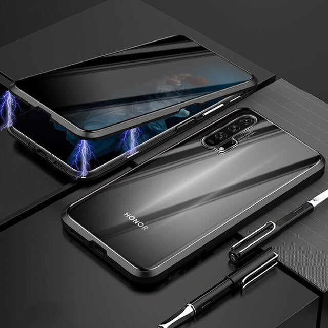 Privacy Magnetische Gehard Glas Case voor iPhone X XS MAX 8 7 Plus Anti Peep Telefoon Shell 360 Volledige Shockproof protector Clear Capa