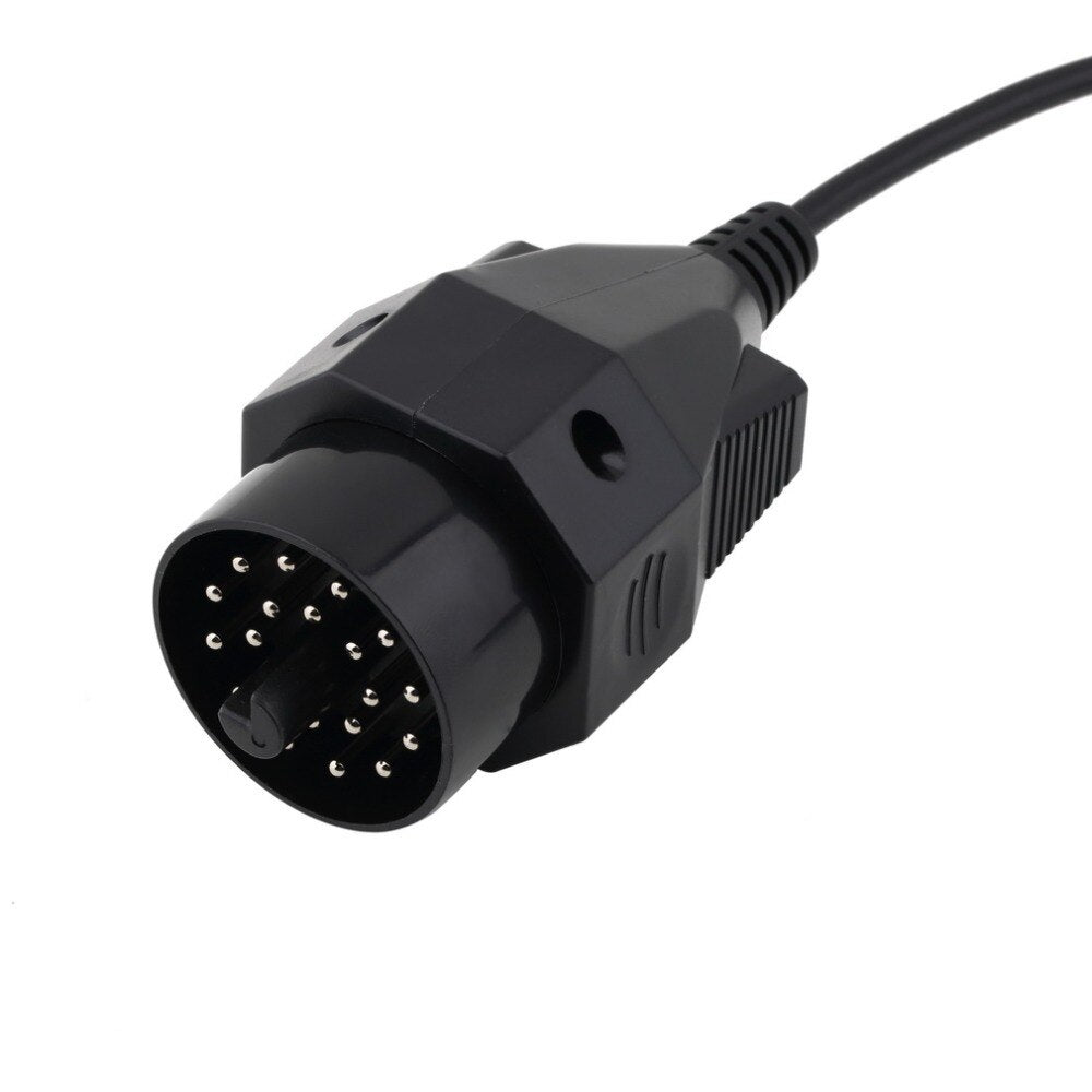 Free Shipping OBD II Adapter for BM-W 20 pin to OBD2 16 PIN Female Connector e36 e39 X5 Z3 for BM-W 20pin