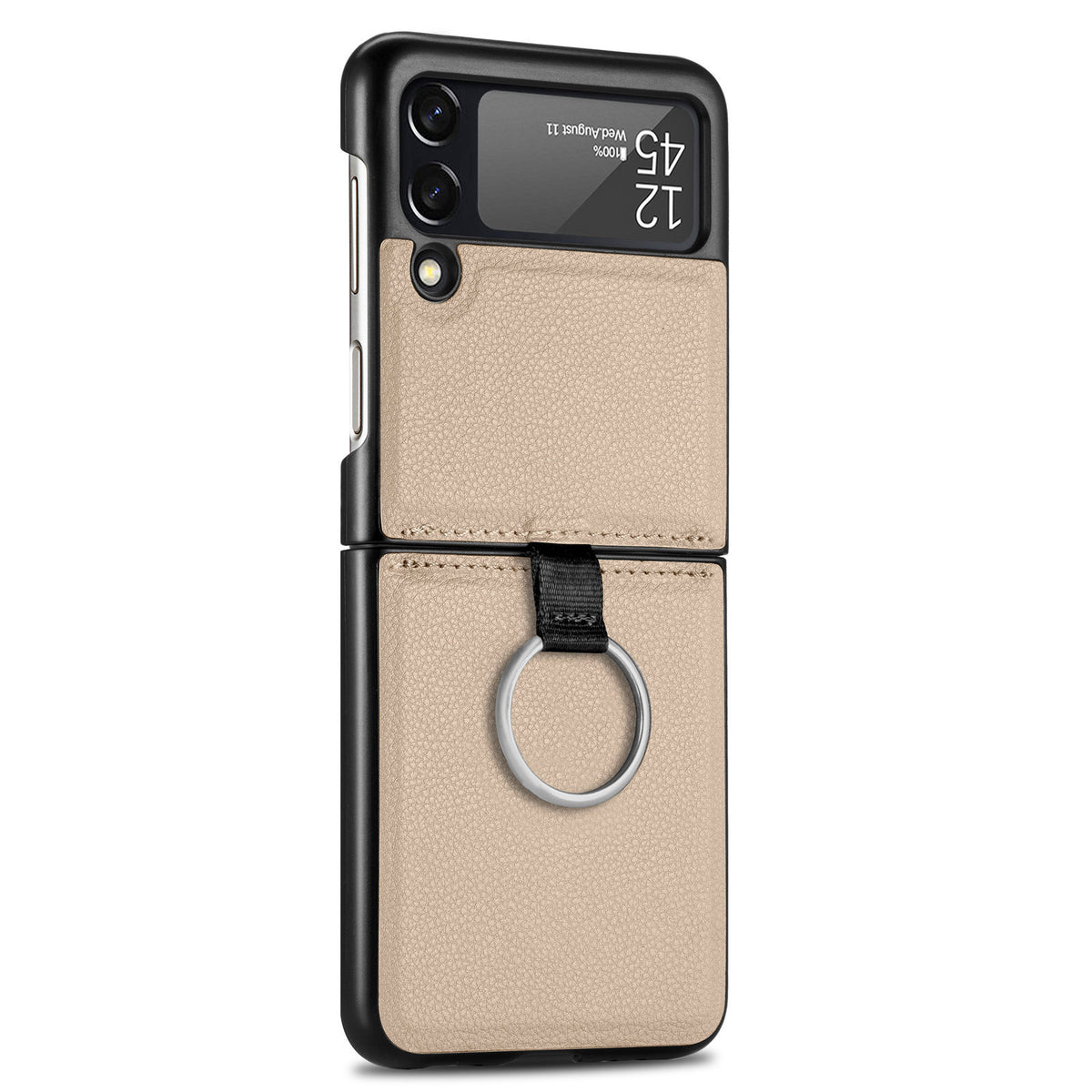 For Samsung Galaxy Z Flip3 Phone Case with Ring All-in-one all-inclusive Galaxy Folding Screen Protector
