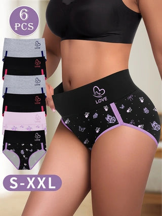 Cross-border Europe and the United States plus size 4 pairs of underwear stitching fashion hip briefs TK Xiyin foreign trade wholesale women's underwear