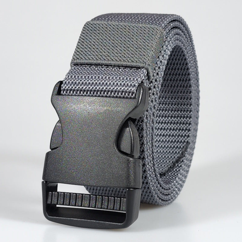 in stock Supply F039PP Metal Free Outdoor Belt Men's POM Buckle Belt Lightweight Durable Canvas Belt