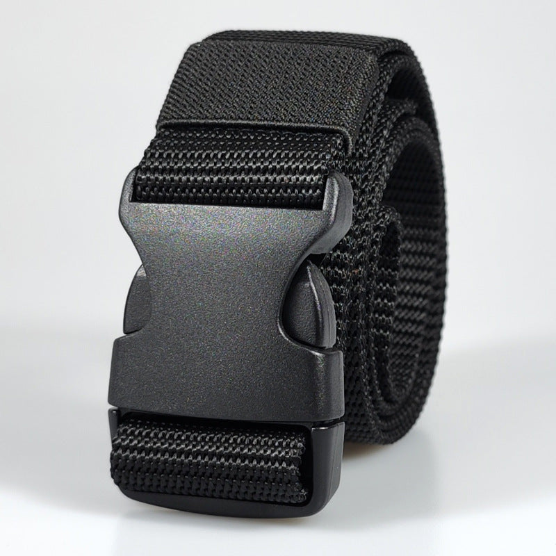 in stock Supply F039PP Metal Free Outdoor Belt Men's POM Buckle Belt Lightweight Durable Canvas Belt