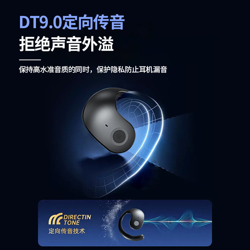 Cross-Border Popular Ai Translation Bluetooth Headset T2 Multi-Language Real-Time Translation Smart Wireless Ear-Hook Headset