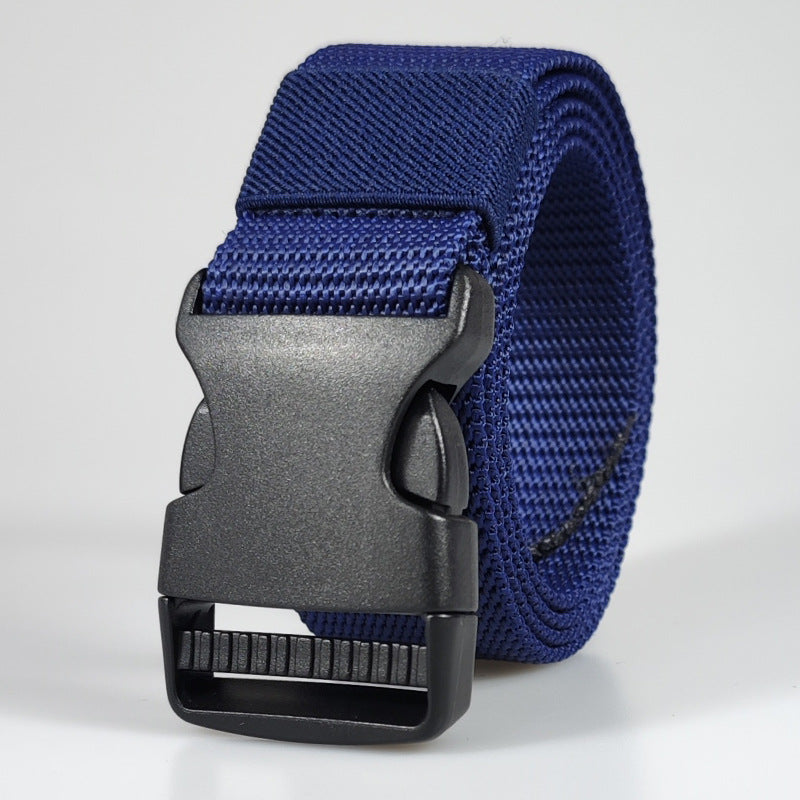 in stock Supply F039PP Metal Free Outdoor Belt Men's POM Buckle Belt Lightweight Durable Canvas Belt